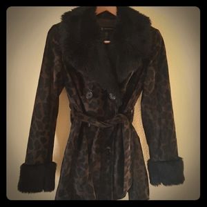 INC Leopard Coat